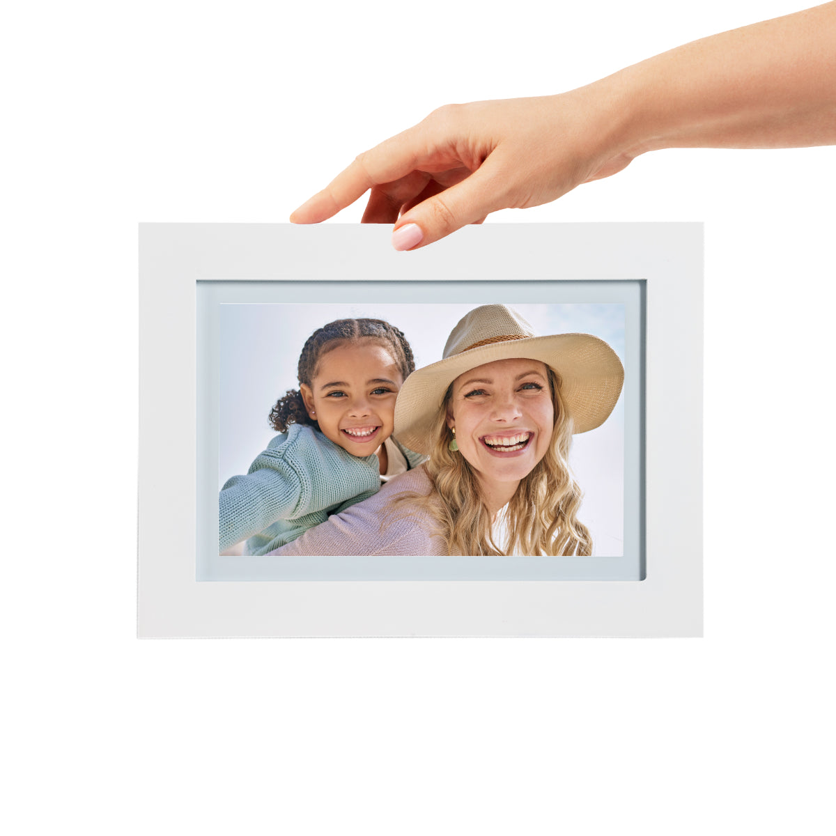 PhotoSpring Classic Digital Frame (White)