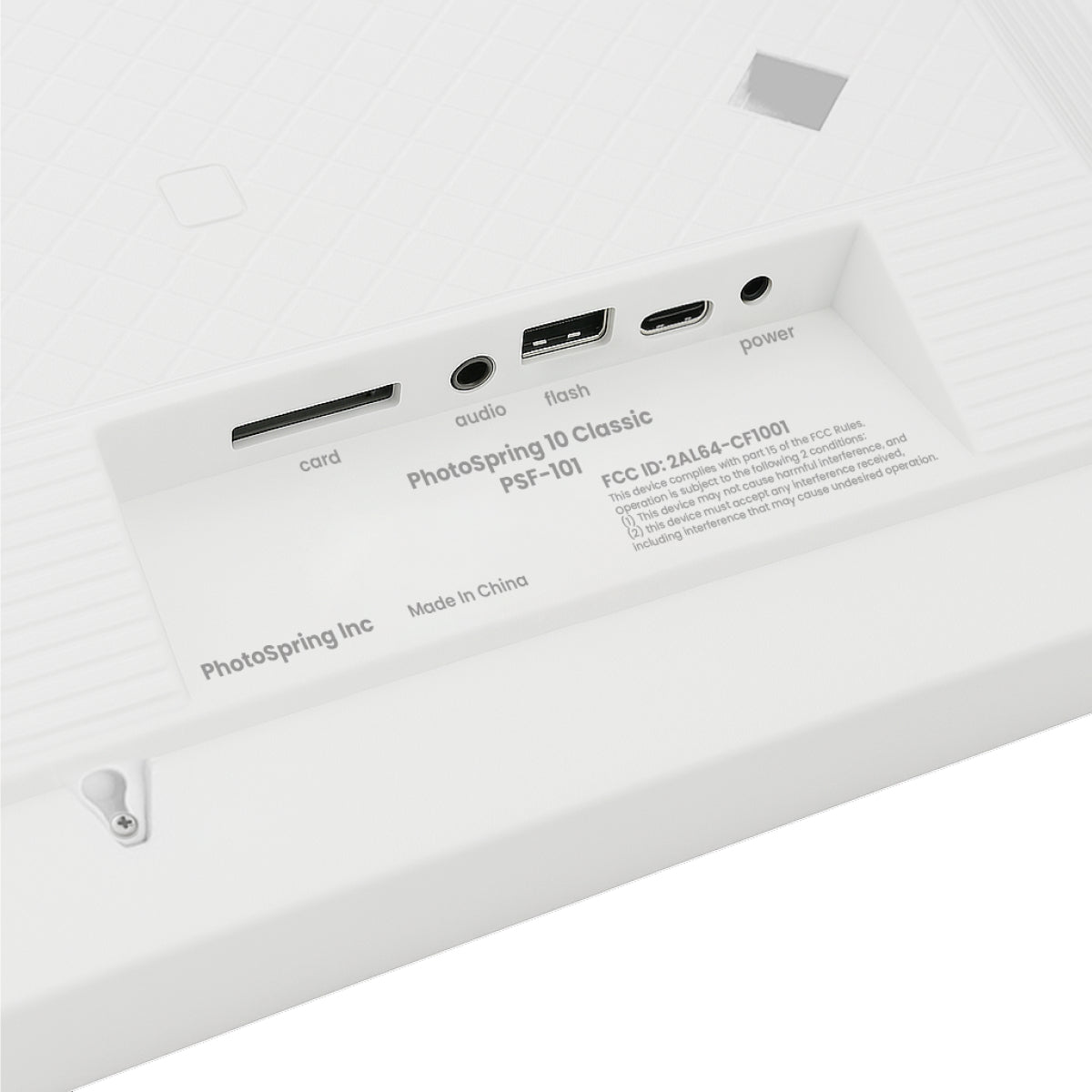 PhotoSpring Classic Digital Frame (White)