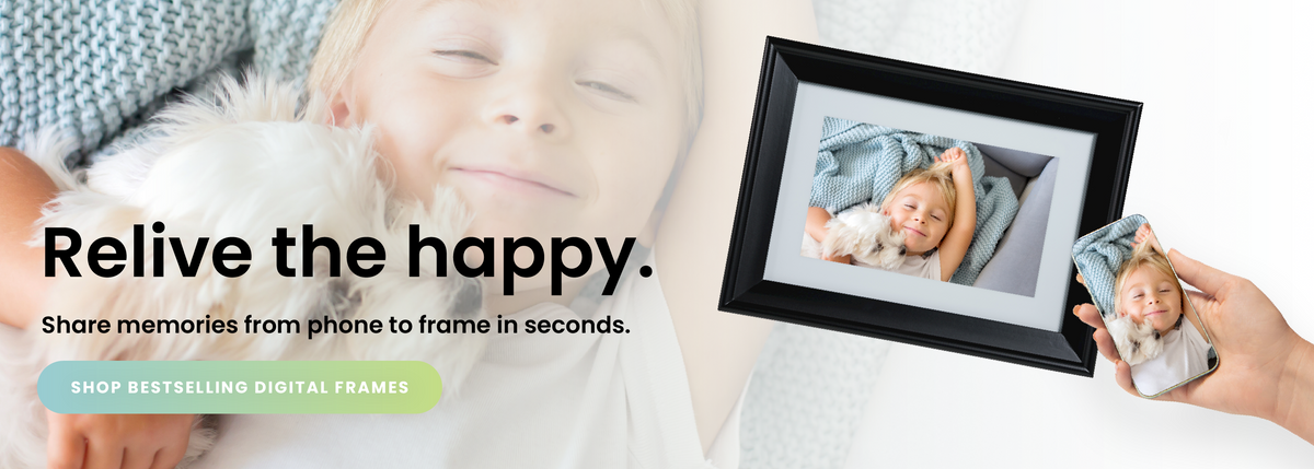 Digital Photo Frame | WIFI Picture Frame | PhotoSpring
