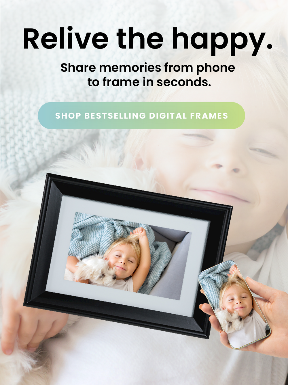 Digital Photo Frame WIFI Picture Frame PhotoSpring
