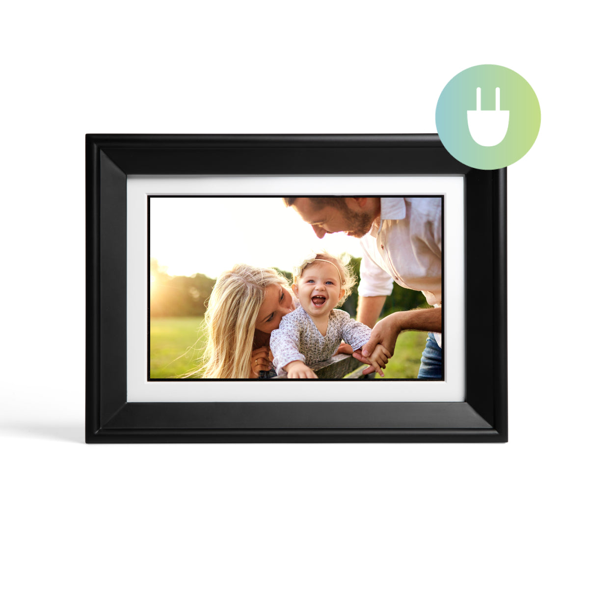 PhotoSpring Classic 10in Digital Frame (Black) - Single