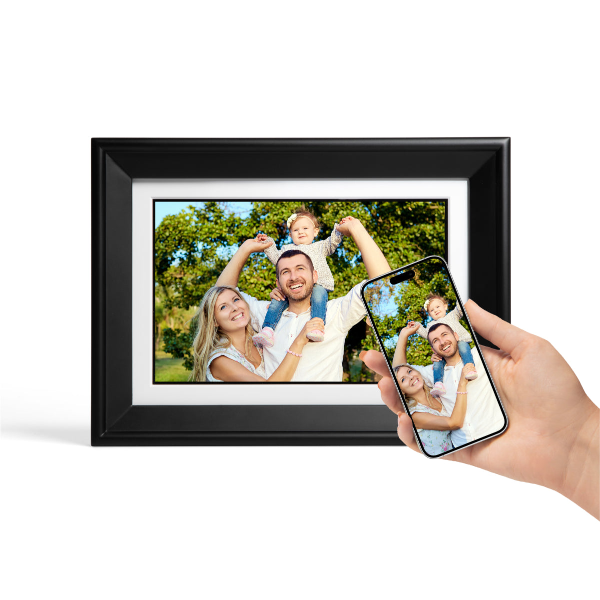 PhotoSpring Classic Digital Frame (Black)