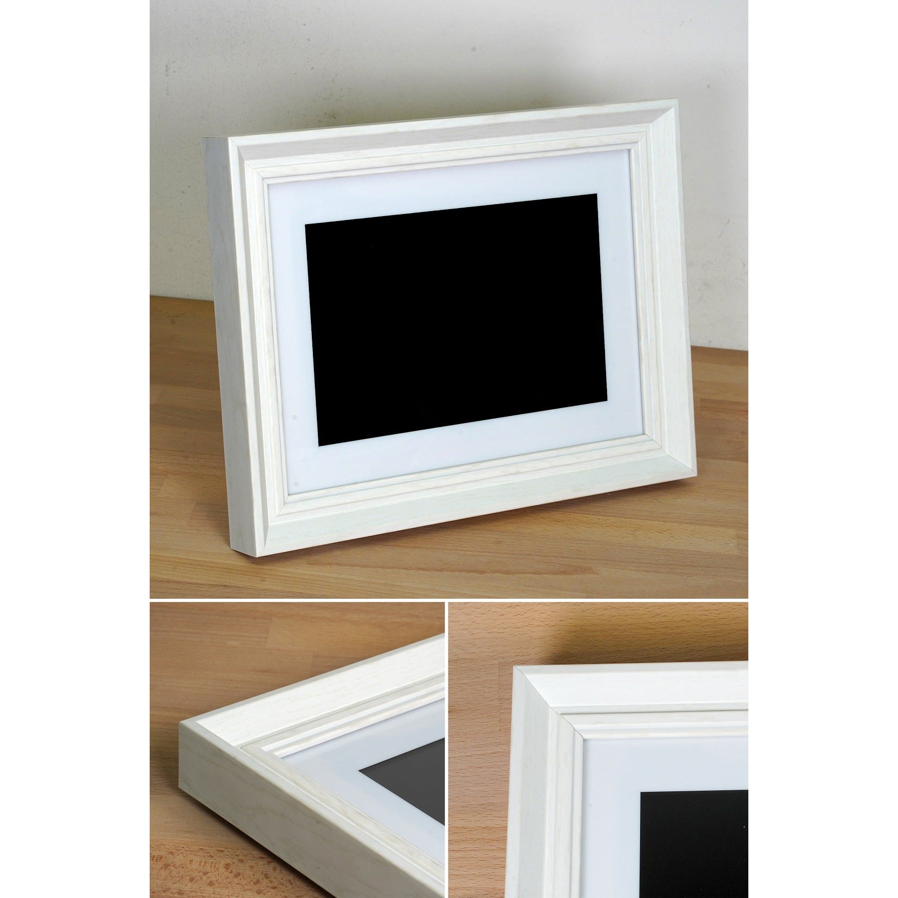 XC 10 Digital Photo Frame Wood - White